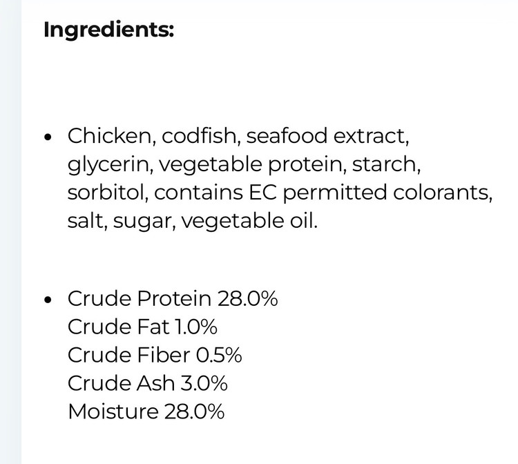 تشویقی گربه ونپی قلبی ❤️سفارش امریکا 🇺🇸با طعم مرغ و ماهی کاد 🐓🎣۸۰ گرمی