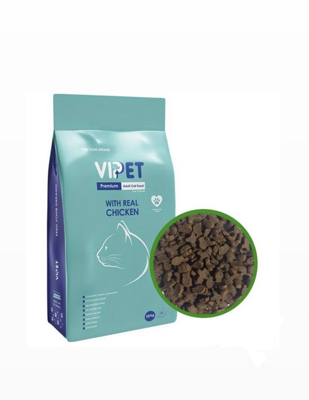 غذای خشک گربه بالغ ویپت 10KG-ViPet (ده کیلو گرمی)